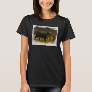 Katzen-Fluss-Animationsfilm-Aufkleber1 T-Shirt