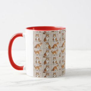 Katzen-Foto-Muster, Tasse