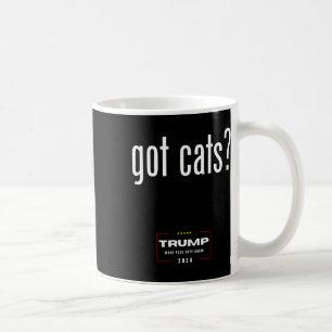 Katzen fressen die Katzen der Hunde - Trump macht  Kaffeetasse