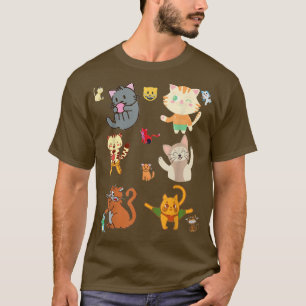 Katzen Funny Kittens Cat Liebhaber Cooles Tier T-Shirt