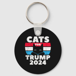 Katzen für die Wahl Trump 2024 Schlüsselanhänger