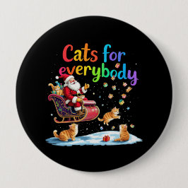 Katzen für jeden hässlich Weihnachtsgeschmack Button