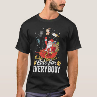 Katzen für jeden Santa-Kätzchen Frohe T-Shirt