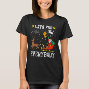 Katzen für jeden Santa Weihnachten Xmas Frauen T-Shirt