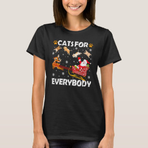 Katzen für jeden Santa-Weihnachts-PJs Xmas Frauen T-Shirt