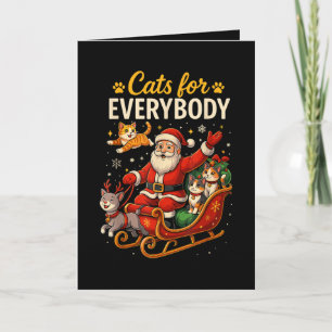 Katzen für jeden Weihnachten Lustiger Weihnachtsma