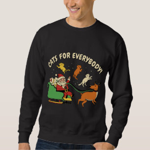 Katzen für jeden Weihnachtsmann Weihnachtskatze We Sweatshirt