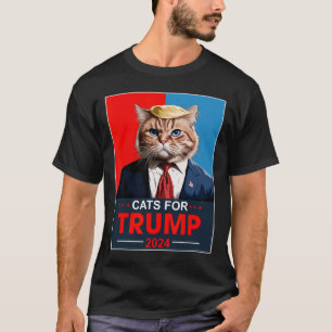 Katzen für Trump 2024 Lustig stimmen für Trump Kat T-Shirt