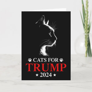 Katzen Für Trump 2024 Wahl Macht Katzen Wieder Sic Karte