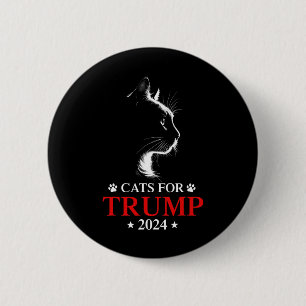 Katzen für Trump 2024-Wahlen machen Katzen wieder Button