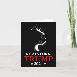 Katzen für Trump 2024-Wahlen machen Katzen wieder Karte