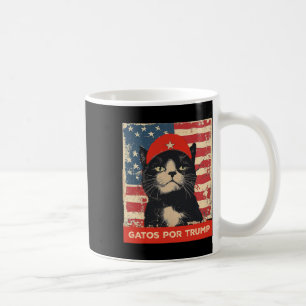 Katzen Für Trump Spanisch Lustige Katze Politische Kaffeetasse