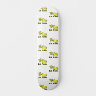 Katzen Furzen Spaß niedliche Katzen Skateboard