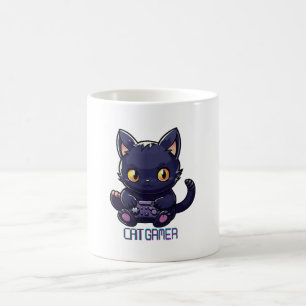 Katzen-Gamer Kaffeetasse