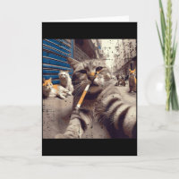 Katzen-Gangster-Straßenkatzen-Selfie-Lustiges-Meme