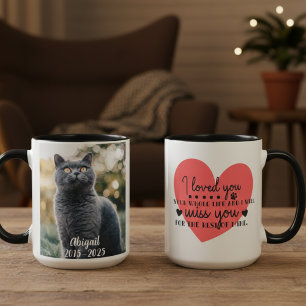 Katzen Gedenken Geschenk zur Anteilnahme Tasse
