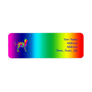 Katzen-geformte Regenbogen-Drehung