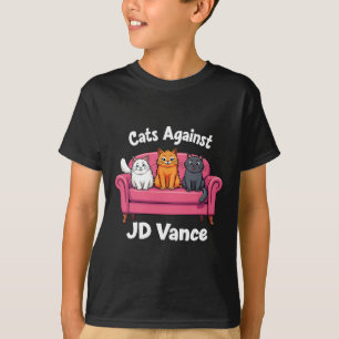 Katzen gegen J.d. Vance Kinderlose Katze Ladys Cou T-Shirt