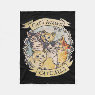 Katzen gegen Katzenanrufe Original (siehe V2 in me Fleecedecke