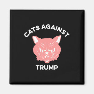 Katzen gegen politische Proteste Trumps Magnet