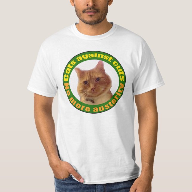Katzen gegen Schnitte T-Shirt (Vorderseite)