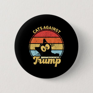 Katzen gegen Trump Funny Anti Trump 2020 Wahl Button