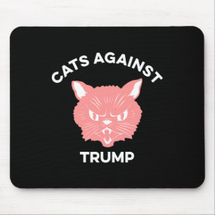 Katzen gegen Trump politische Protest Mousepad