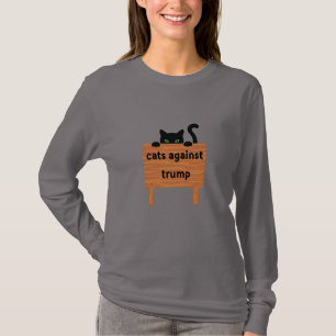 Katzen gegen Trump T-Shirt