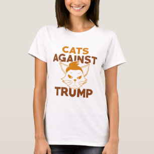 Katzen gegen Trump T-Shirt