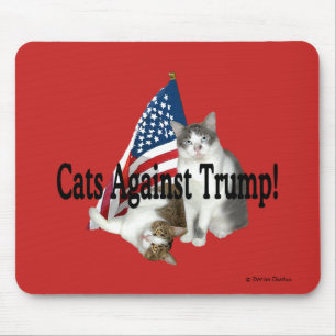 "Katzen gegen Trumpf" Mousepad