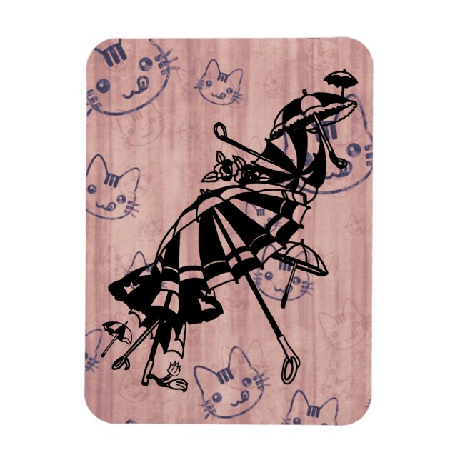 Katzen gegenüber Sonnenschirmen Sonnenschirme Sonn Magnet (Vertikal)