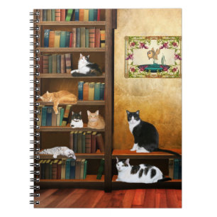Katzen-Geschichten Notizblock