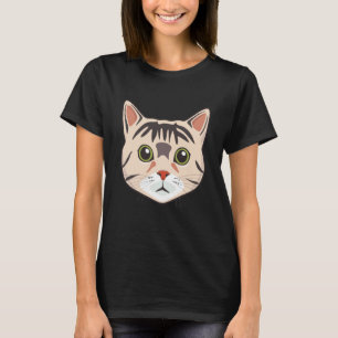 Katzen-Gesicht Meowdy Süßes Kätzchen Katzen-Meme   T-Shirt