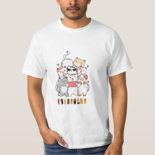 Katzen-Gruppendesign T-Shirt