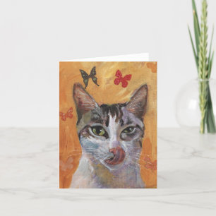 Katzen-Gruß-Karte Karte