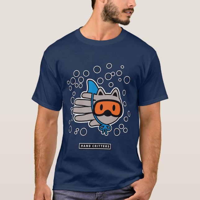 Katzen-Haifisch-T - Shirt (Vorderseite)