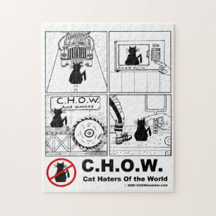 Katzen-Hasser des Weltpuzzlespiels Puzzle