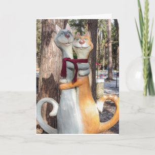 KATZEN HOCHZEIT JUBILÄUM Grußkarten für Paare Karte