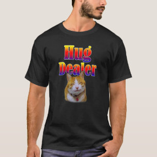 Katzen Humor Umarmung Händler Niedliche Katze mit T-Shirt