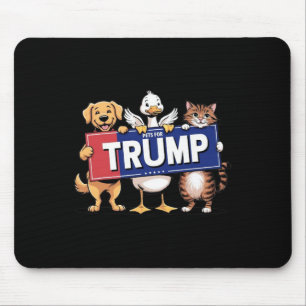 Katzen-Hunde-Haustiere für Trump Mousepad
