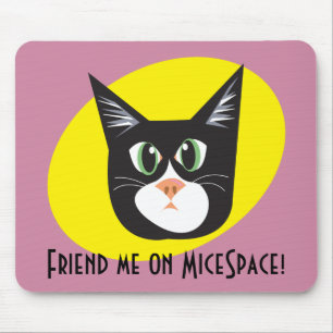Katzen & Hunde-Reisen_Furry Faces_Friend Me! Mousepad