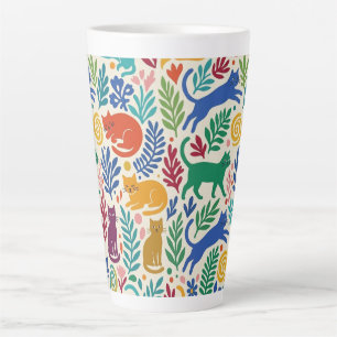 Katzen im Matisse-Stil Milchtasse