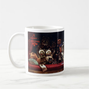 Katzen im Theater zu Weihnachten Tasse