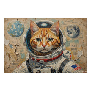 KATZEN IM WELTALL 10 POSTER