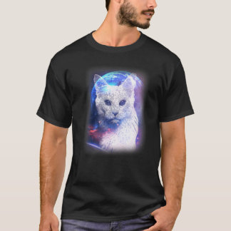 Katzen Im Weltraum Astral Kosmischer Astronaut  Ga T-Shirt