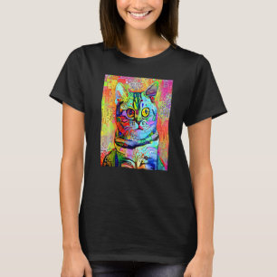 KATZEN IMPRESSIONIST Kätzchen Kitty Ich Bin Eine K T-Shirt