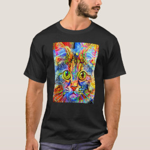 KATZEN IMPRESSIONIST Kätzchen Kitty Ich Bin Eine K T-Shirt