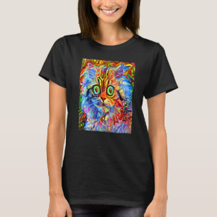 KATZEN IMPRESSIONIST Kätzchen Kitty Ich Bin Eine K T-Shirt