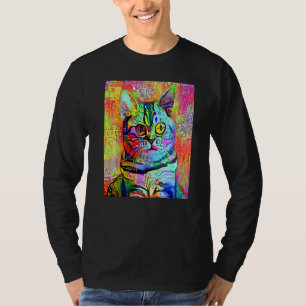 KATZEN IMPRESSIONIST Kätzchen Kitty Ich Bin Eine K T-Shirt