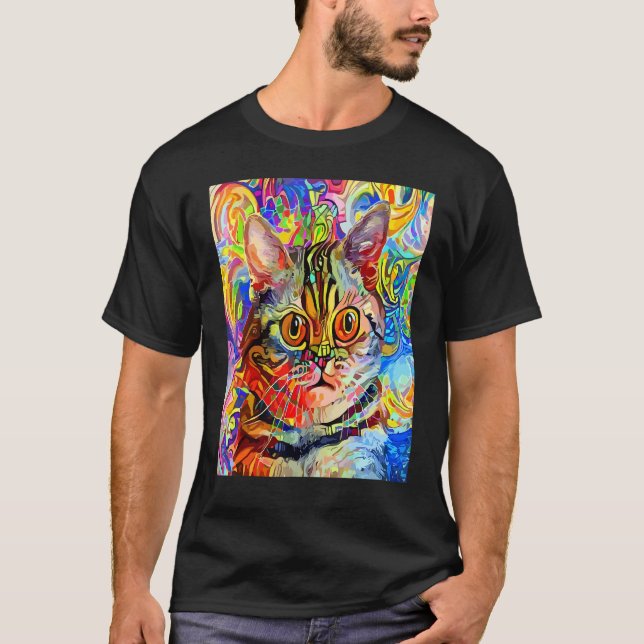 KATZEN IMPRESSIONIST Kitten Kitty Ich Bin Eine Kat T-Shirt (Vorderseite)